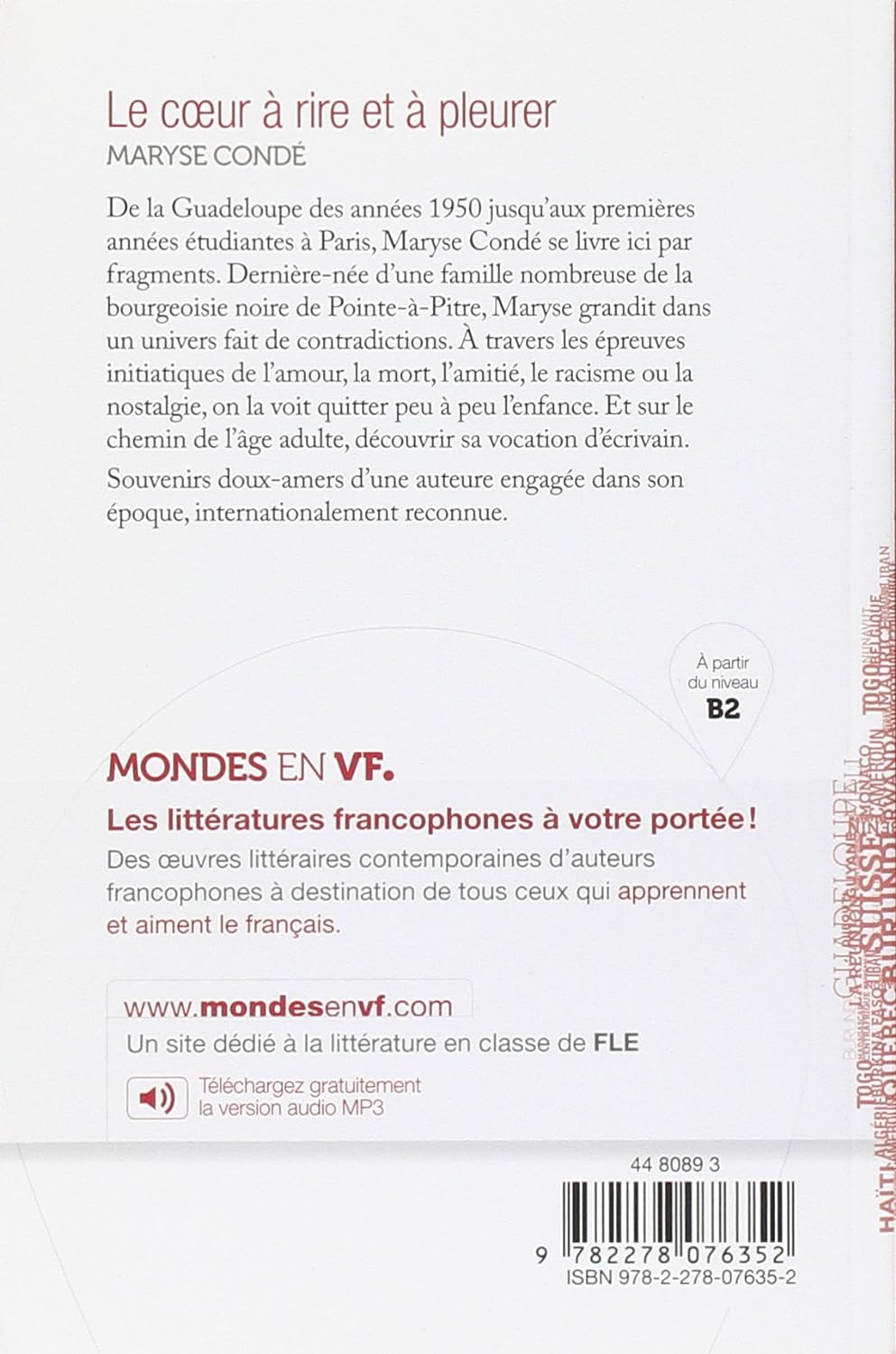 Le coeur a rire et a pleurer (B2)