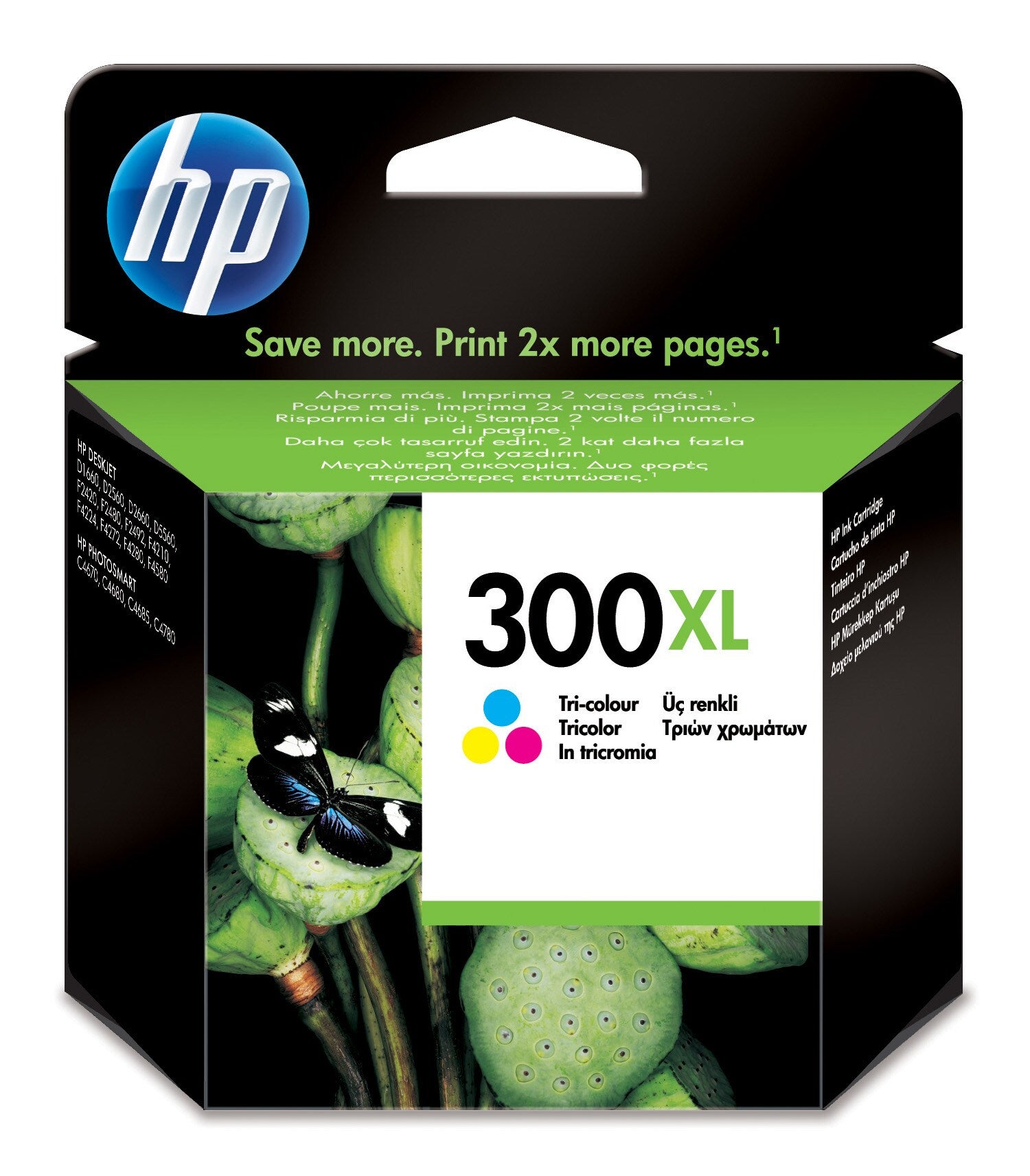 Hp 300Xl - Cc644Ee - 1 X Yellow,1 X Cyan,1 X Magenta - Ink Cartridge - High Yield - For Deskjet F2430, F2483, F2488, F44