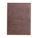 RHODIA 128103C - Clipboard Case + Stapled Notepad N°12 Chocolate - 8.5x12 cm - Small Squares - 80 Detachable Sheets - 80G White Clairefontaine Paper - Pencil Holder - Faux Leather - Rhodiarama Chocolate A7+ Squared