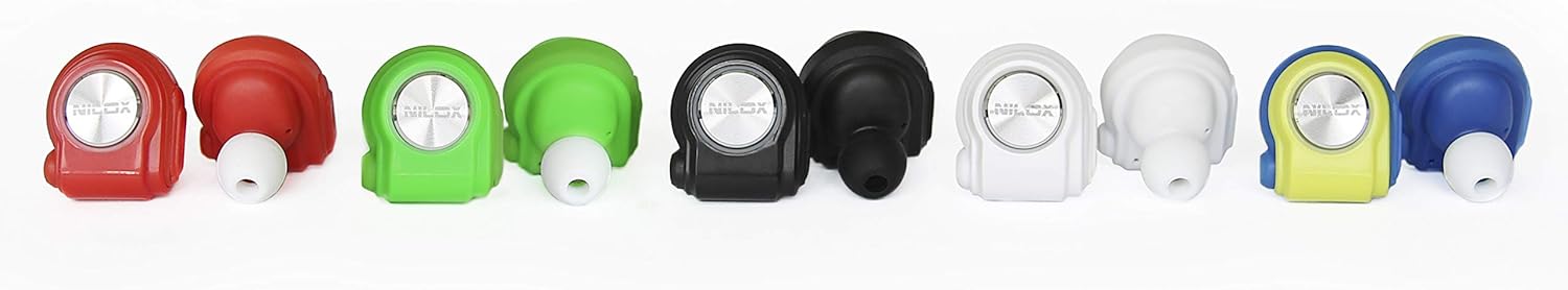 Nilox 10NXAU15ST005 Drops Bluetooth 4.0 Headsets With Built-In Microphone - Black