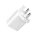 Mophie - Power Adapter - 30 Watt - Pd (24 Pin Usb-C) - White - United Kingdom