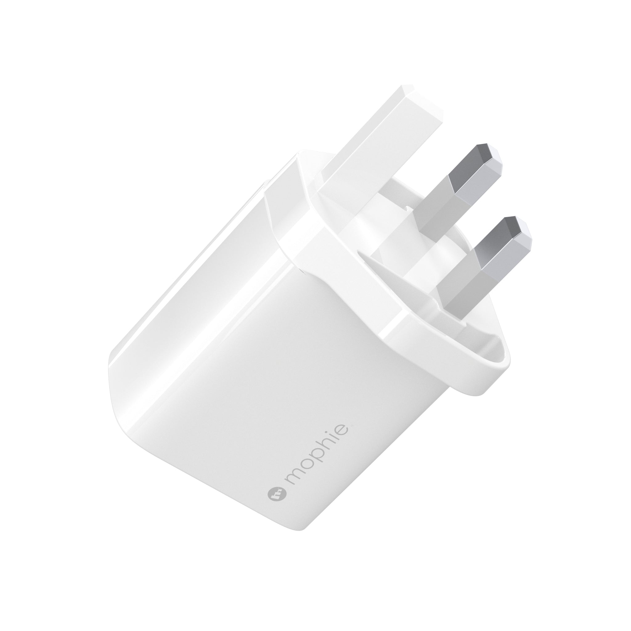 Mophie - Power Adapter - 30 Watt - Pd (24 Pin Usb-C) - White - United Kingdom