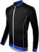 Funkier Hydro J-657 Ultra Light Rain Showerproof Jacket in Black/Blue - XX-Large