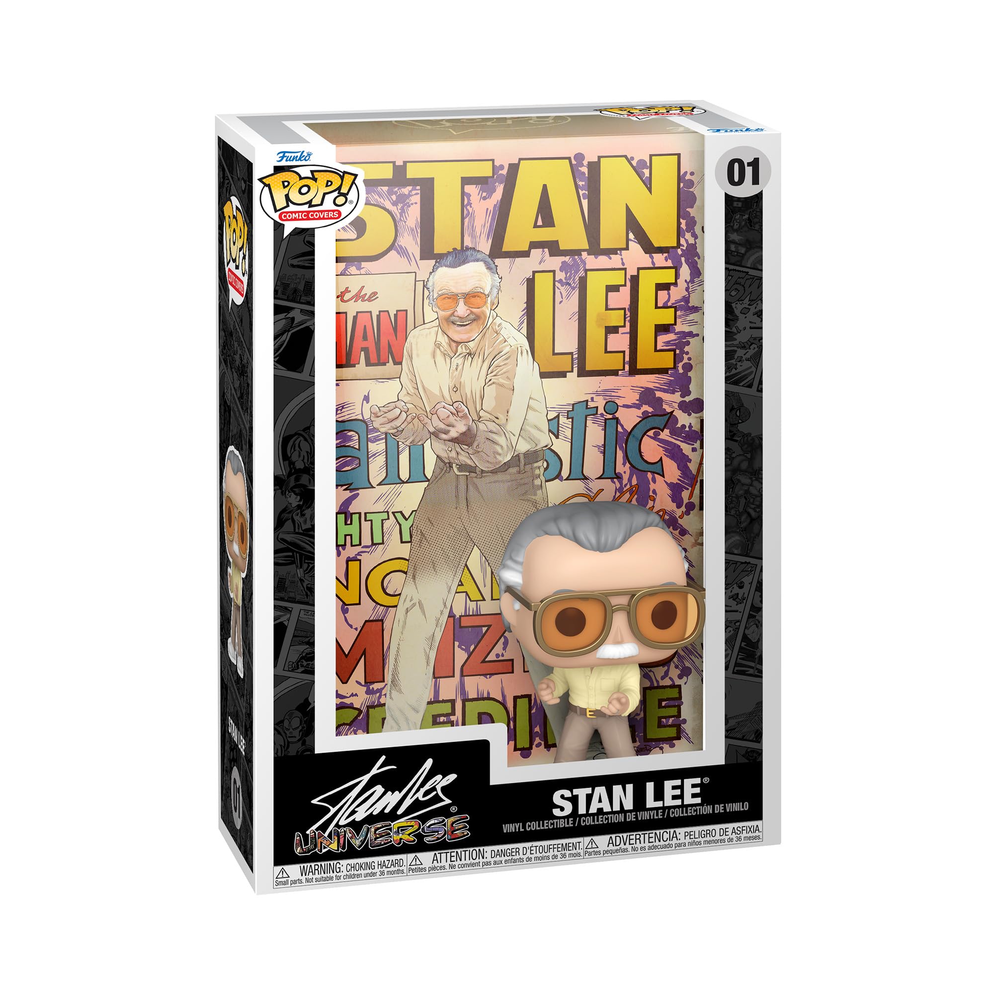 Funko POP! Comic Cover: Marvel - Stan Lee - Collectable Vinyl Figure - Gift Idea - Official Merchandise - Toys for Kids & Adults - Model Figure for Collectors and Display