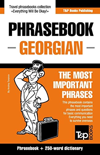 English-Georgian phrasebook and 250-word mini dictionary
