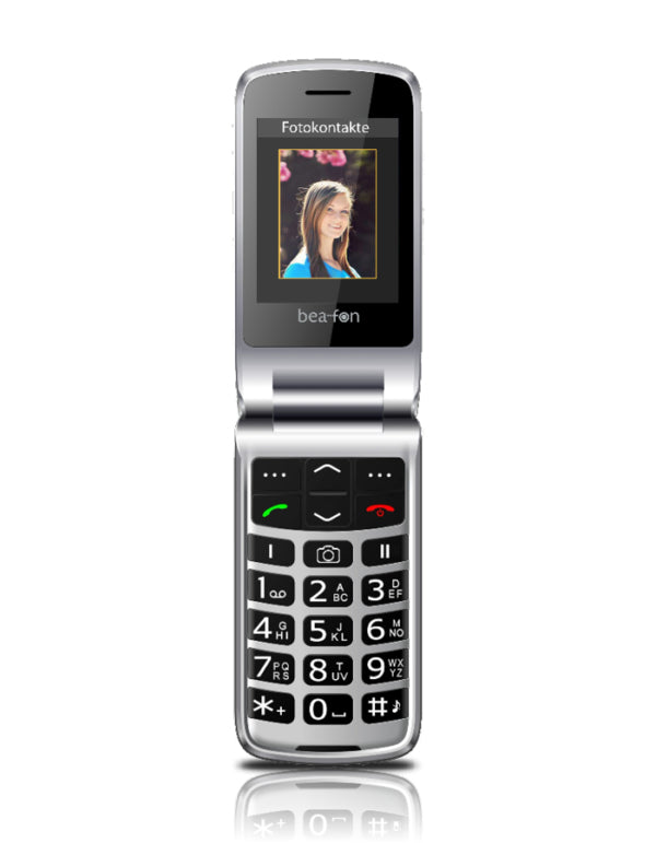bea-fon SL595 GroBtasten-Handy schwarz-silber