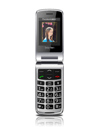 bea-fon SL595 GroBtasten-Handy schwarz-silber