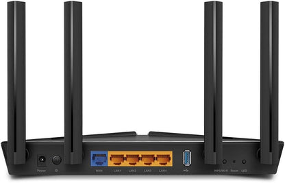 TP-Link Archer AX50 wireless router Gigabit Ethernet Dual-band (2.4 GHz / 5 GHz) Black