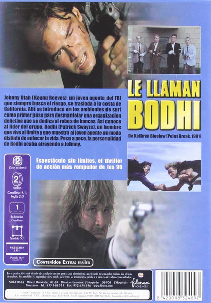 Point Break    Starring Patrick Swayze, Keanu Reeves, Gary Busey, and Lori Petty