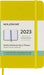 Moleskine Weekly Planner 2023, 12-Month Weekly Diary, Weekly Planner and Notebook, Hard Cover, Pocket Size 9 x 14 cm, Colour Hay Yellow Hard Pocket Hay Yellow