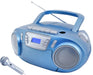 Soundmaster SCD5800BL Analog 3 W Blue, Silver
