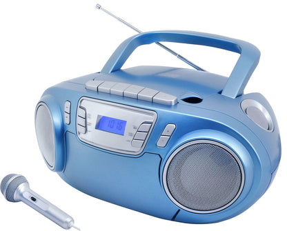 Soundmaster SCD5800BL Analog 3 W Blue, Silver