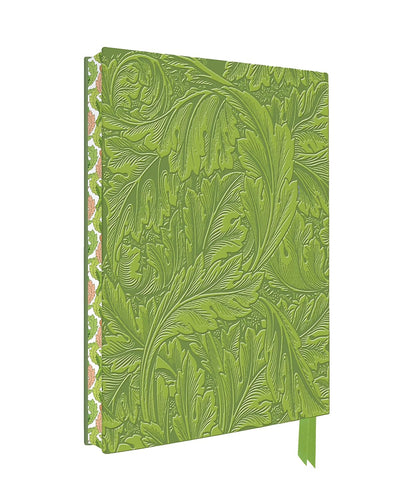 William Morris: Acanthus 2024 Artisan Art Vegan Leather Diary - Page to View with Notes