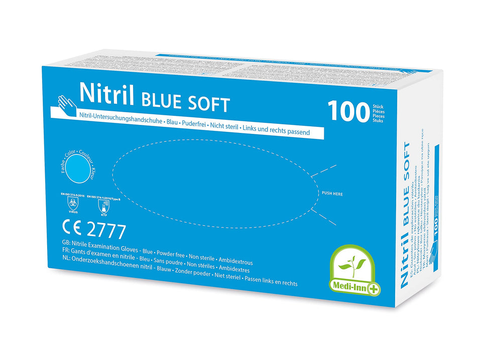 PAPSTAR unisex Einmalhandschuhe blue Soft blau Gro