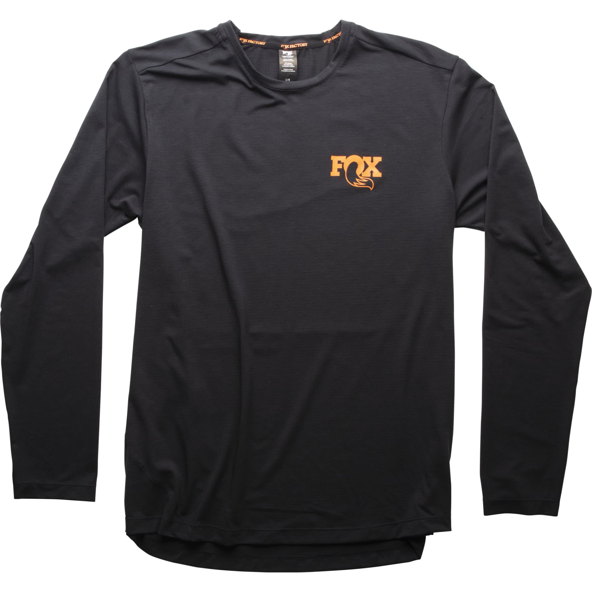 Fox Transfer Long Sleeve Tech Top Black L