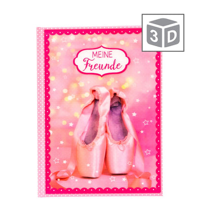 goldbuch Freundebuch Ballerina ca. DIN A5 liniert,