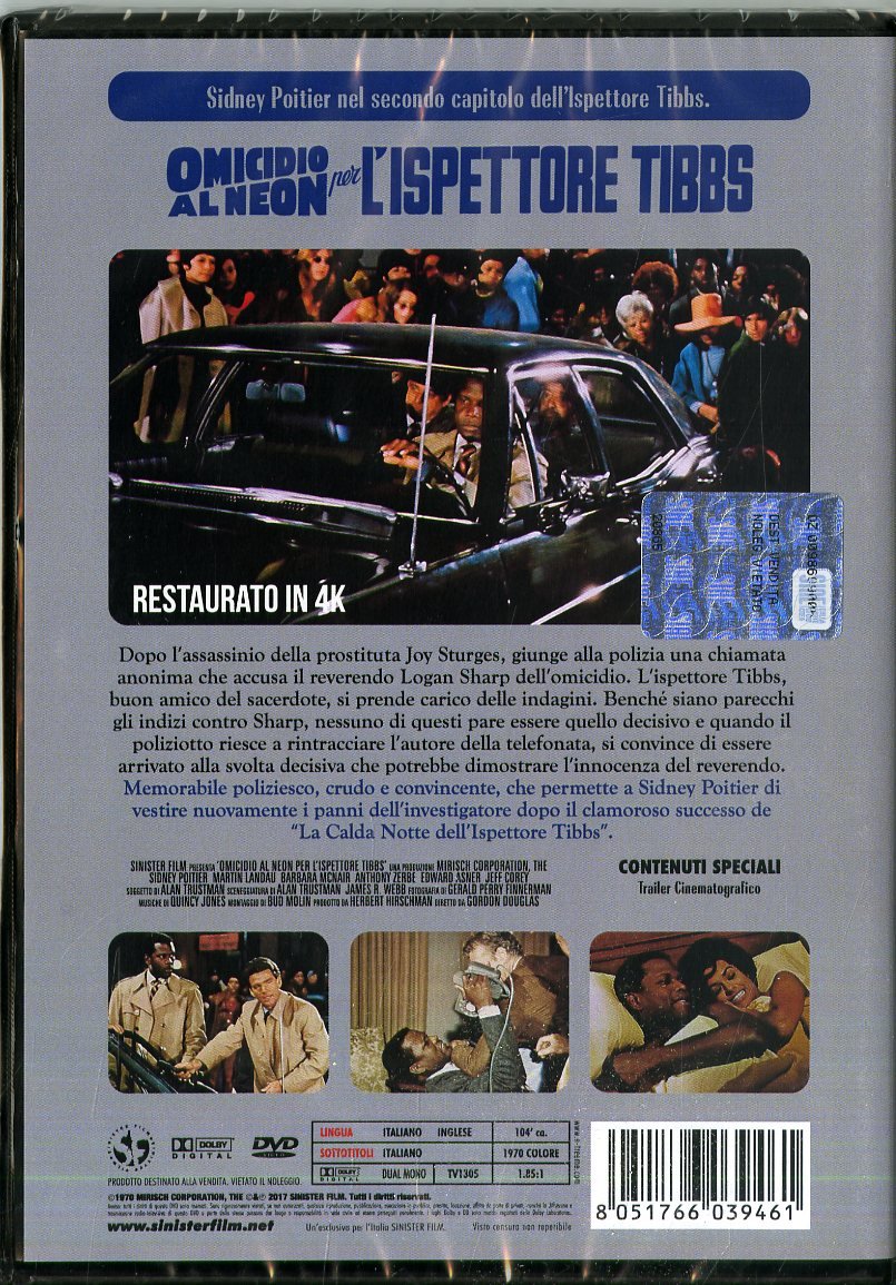 omicidio al neon per l'ispettore tibbs (restaurato in 4k)