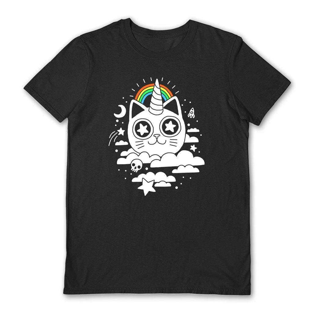 OBINSUN (CATNIP) BLACK UNISEX T-SHIRT SMALL