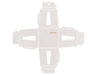 Fiskars 3D Paper Jewel, Lantern Stencil, For Creating 3D Shapes, Plastic, White, 1059568