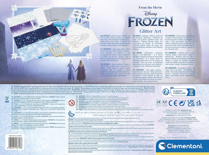 Clementoni Disney Frozen 2 Art Set Drawing with Glitter Pen, Creative Game Girl 7 Years, Multicoloured, One Size, 18718