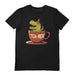 EDUELY (TEA REX) BLACK UNISEX T-SHIRT
