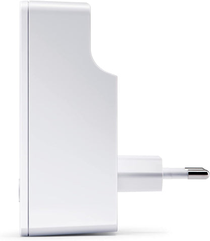 devolo WLAN repeater, WiFi repeater ac -up to 1,200 Mbit/s, mesh WLAN amplifier, WLAN access point, WLAN socket, 1x Gigabit LAN connection white