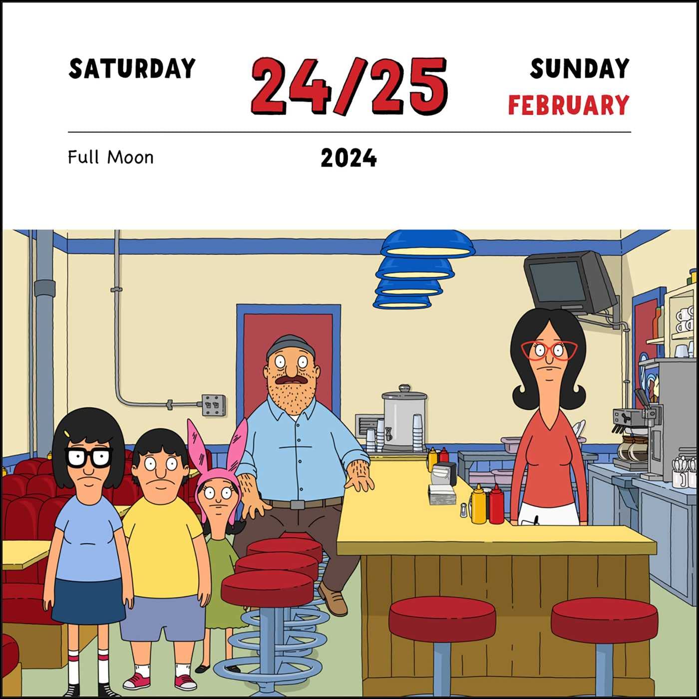 Box - Cal 24 Bobs Burgers 2024 Day To Day Cale