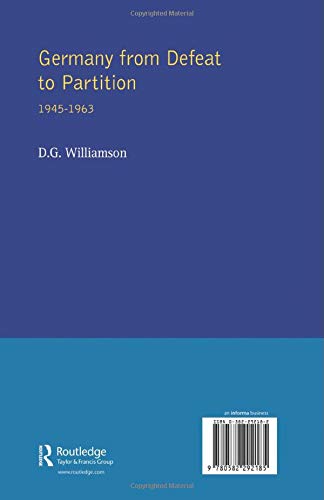 Germany from Defeat to Partition, 1945-1963