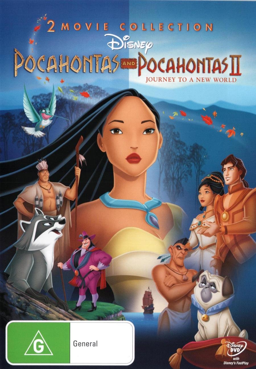 Pocahontas / Pocahontas 2 Journey to a New World | NON-USA Format | PAL | Region 4 Import - Australia