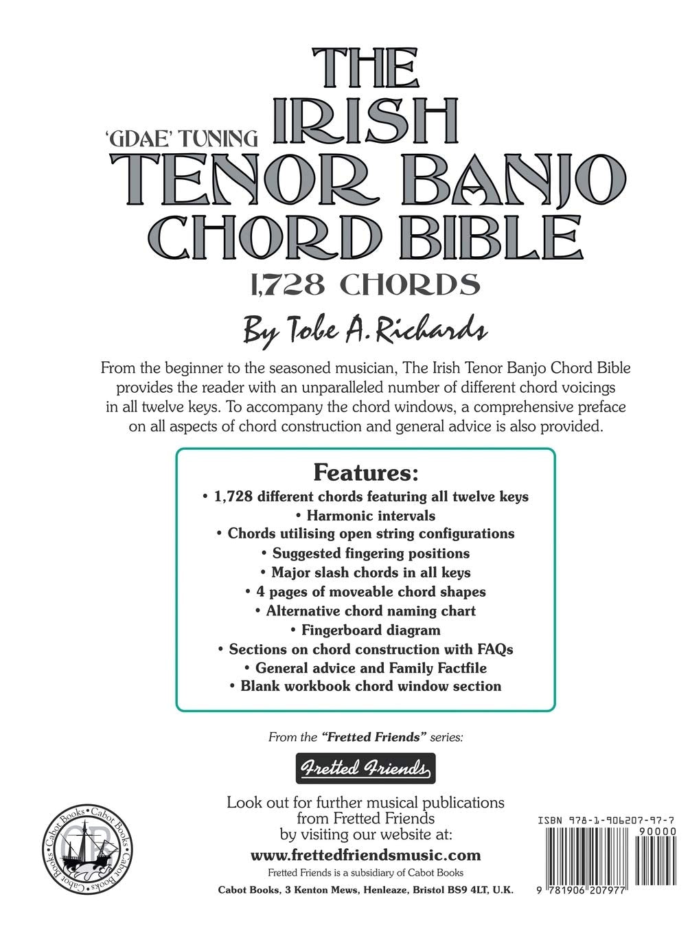 Irish Tenor Banjo Chord Bible