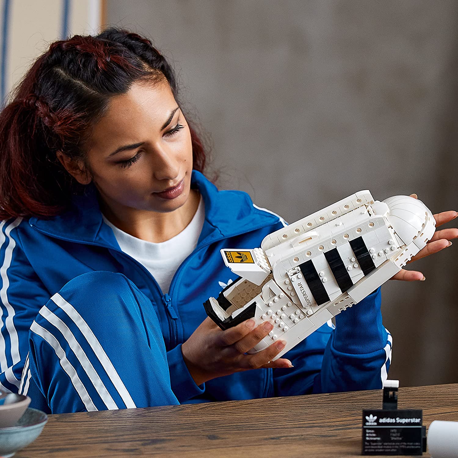 LEGO 10282 Adidas Originals Superstar Trainers Collectors Building Set for Adults, Display Collectible Shoe Model, 18 year + single
