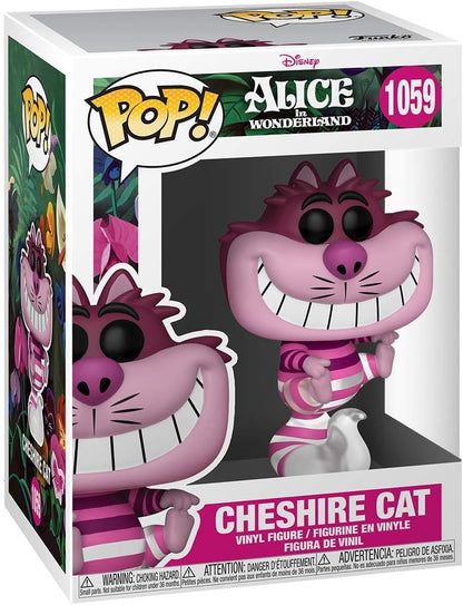 Funko POP! Disney: Alice 70th – Cheshire Cat - Translucent - Alice In Wonderland - Collectable Vinyl Figure - Gift Idea - Official Merchandise - Toys for Kids & Adults - Movies Fans