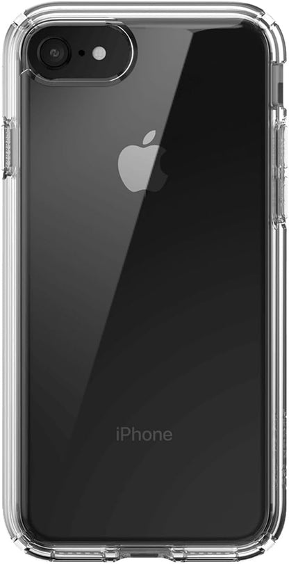 Speck Products Presidio Perfect-Clear iPhone SE (2020)/iPhone 8 Case/iPhone 7 Case, Clear/Clear Transparent