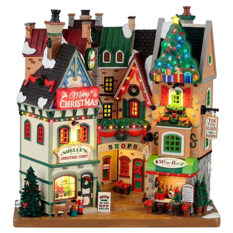 Lemax Village Collection Tis The Season Shops, B/O (4.5V) #15804