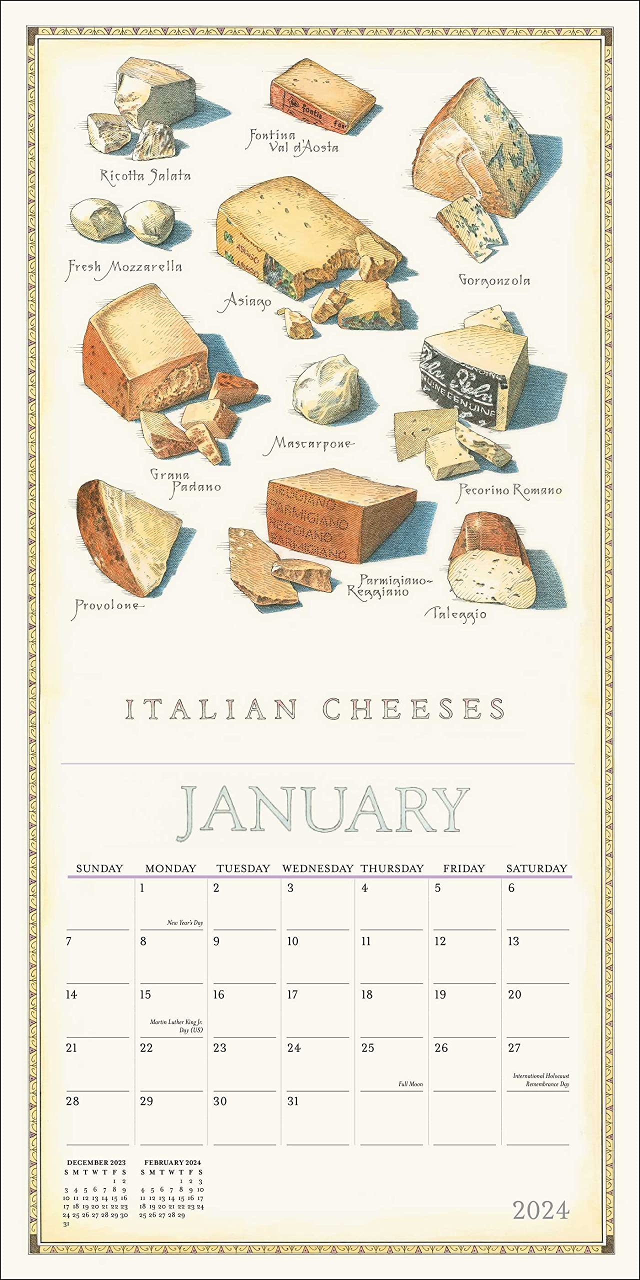 Farmer’s Market 2024 Wall Calendar