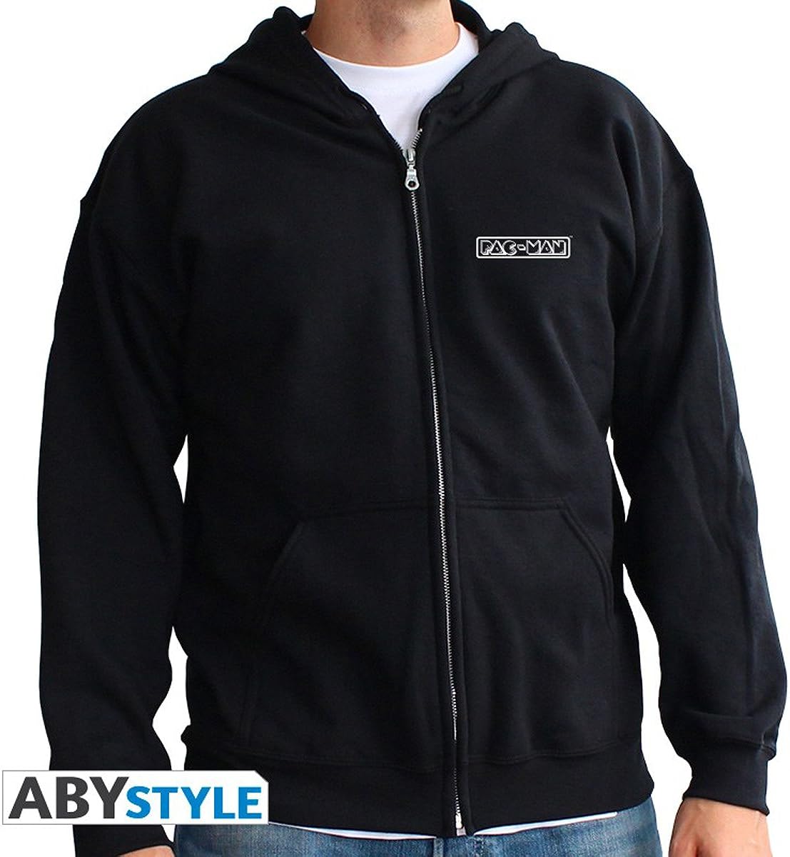ABYstyle Men's Pac-man Pac-Man - Hoodie - Let'S Play Man Black S Multi Colour