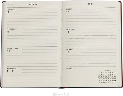 Van Gogh’s Irises (Van Gogh’s Irises) Mini 18-month Dayplanner 2024