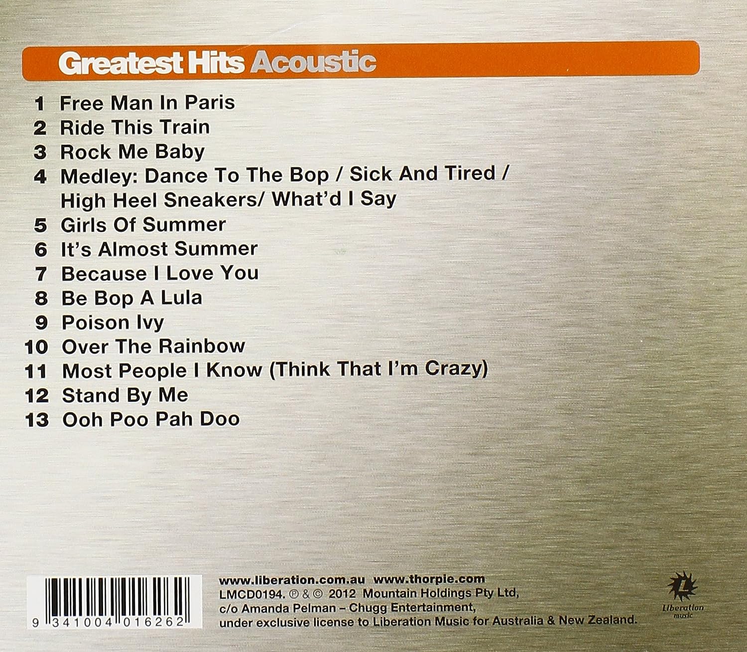 Greatest Hits Acoustic