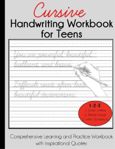 Cursive Handwriting Workbook for Teens