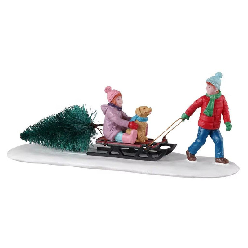 Lemax Village Collection Bringing Home Our Tree