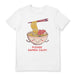 VINCENT TRINIDAD (PLEASE RAMEN CALM) WHITE UNISEX T-SHIRT SMALL