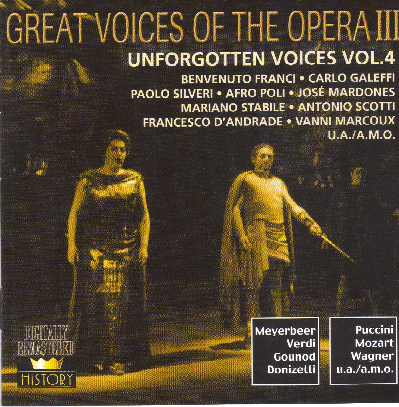 Great Voices Of The Opera III - Unforgotten Voices Vol. 4