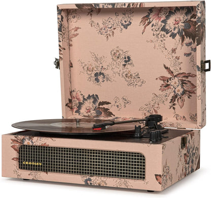 Voyager Portable Turntable Floral Now Wi