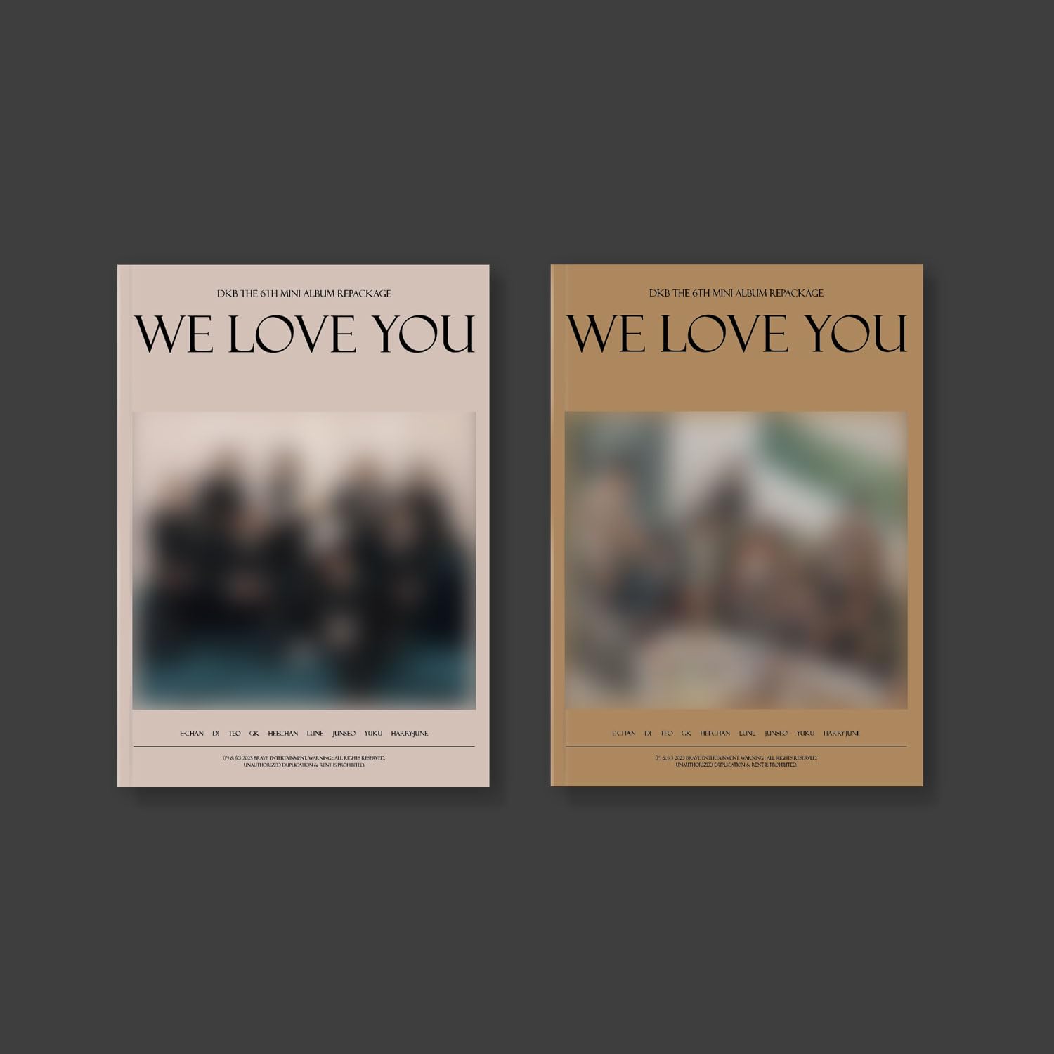 WE LOVE YOU - RANDOM COVER (POST) (STIC) (PHOB)