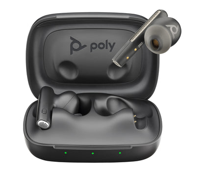 Voyager Free 60 Uc W/Charge Case Usb-A Black Ww
