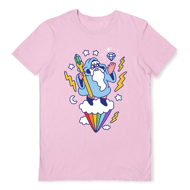 OBINSUN (WIZARD IN THE SKY) LIGHT PINK UNISEX T-SHIRT