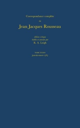 Correspondance complète de Rousseau: T.32