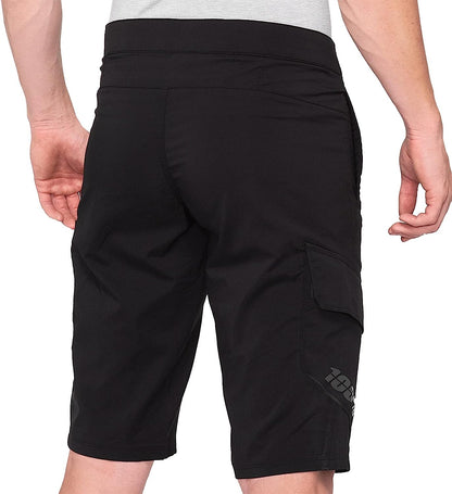 100% Ridecamp Shorts 2022 Black 32"