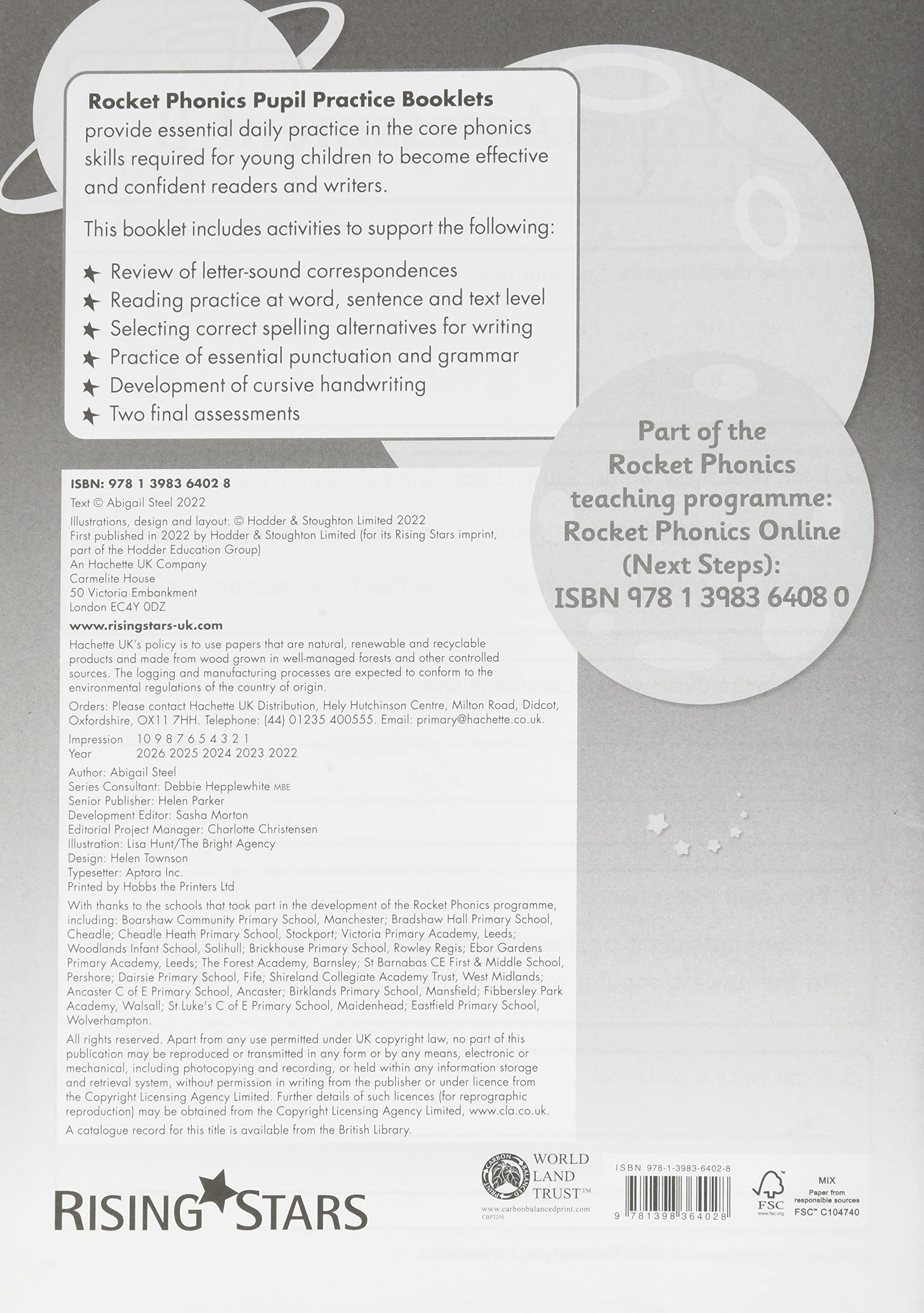 Reading Planet: Rocket Phonics - Pupil Practice Booklet 10