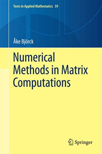 Numerical Methods In Matrix Co